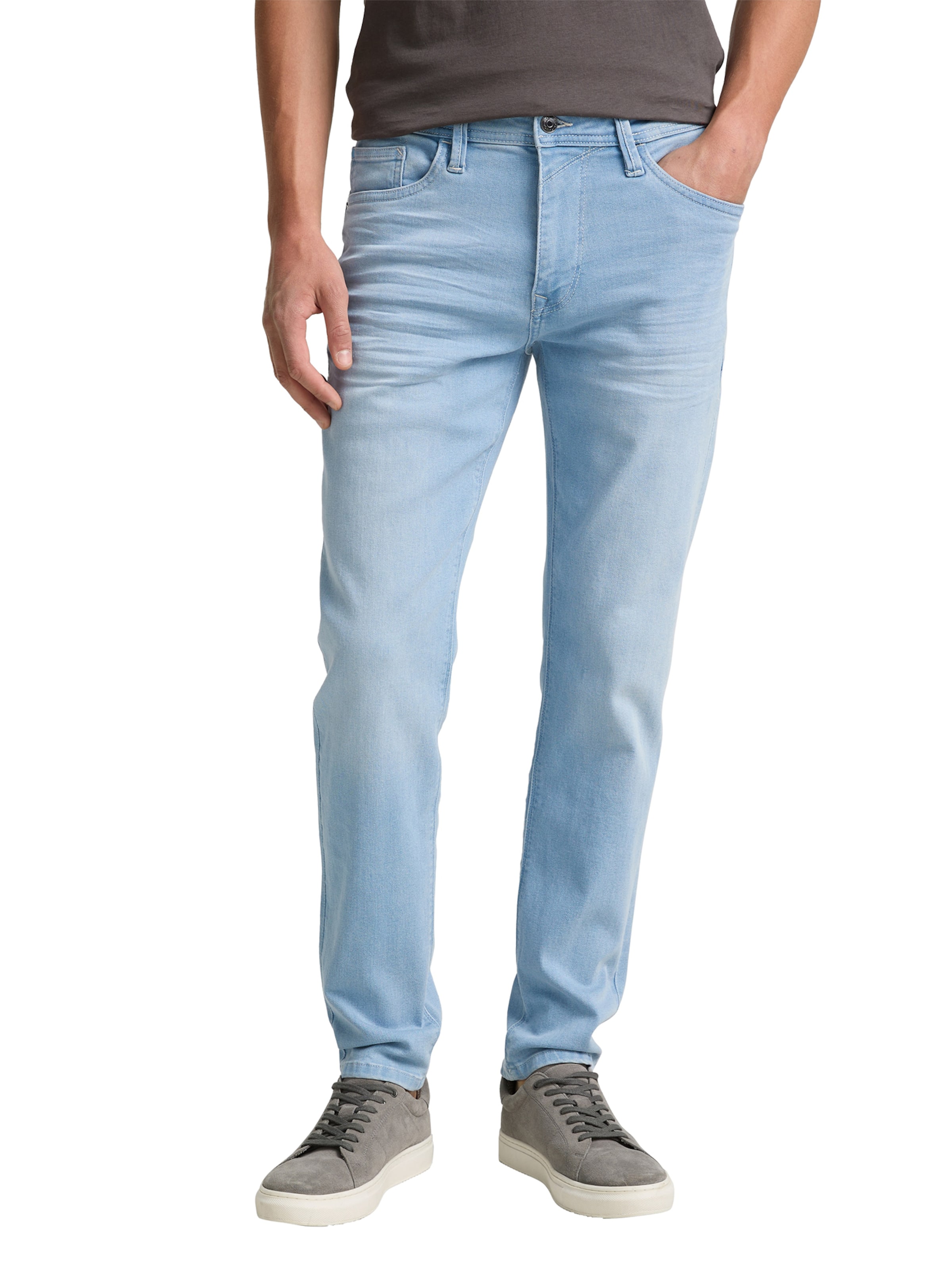 TOM TAILOR DENIM Tapered Jeans 'Bryden' in Blue: front