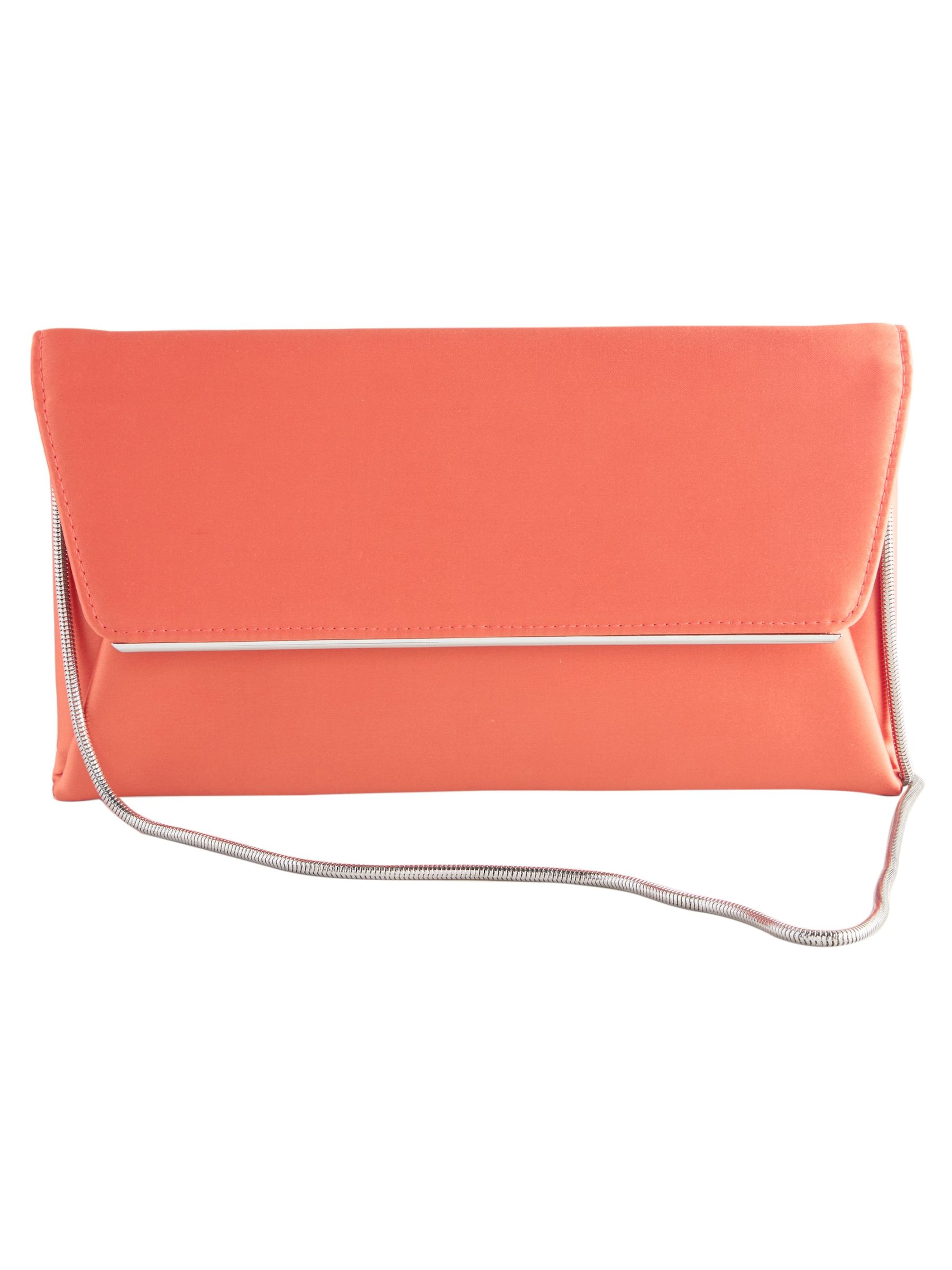Pochette Next en orange : devant