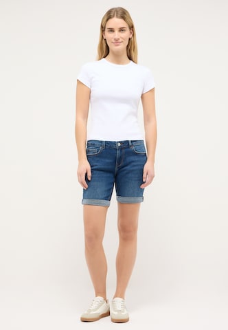 MUSTANG Regular Jeans ' Bermuda ' in Blau: Vorderseite