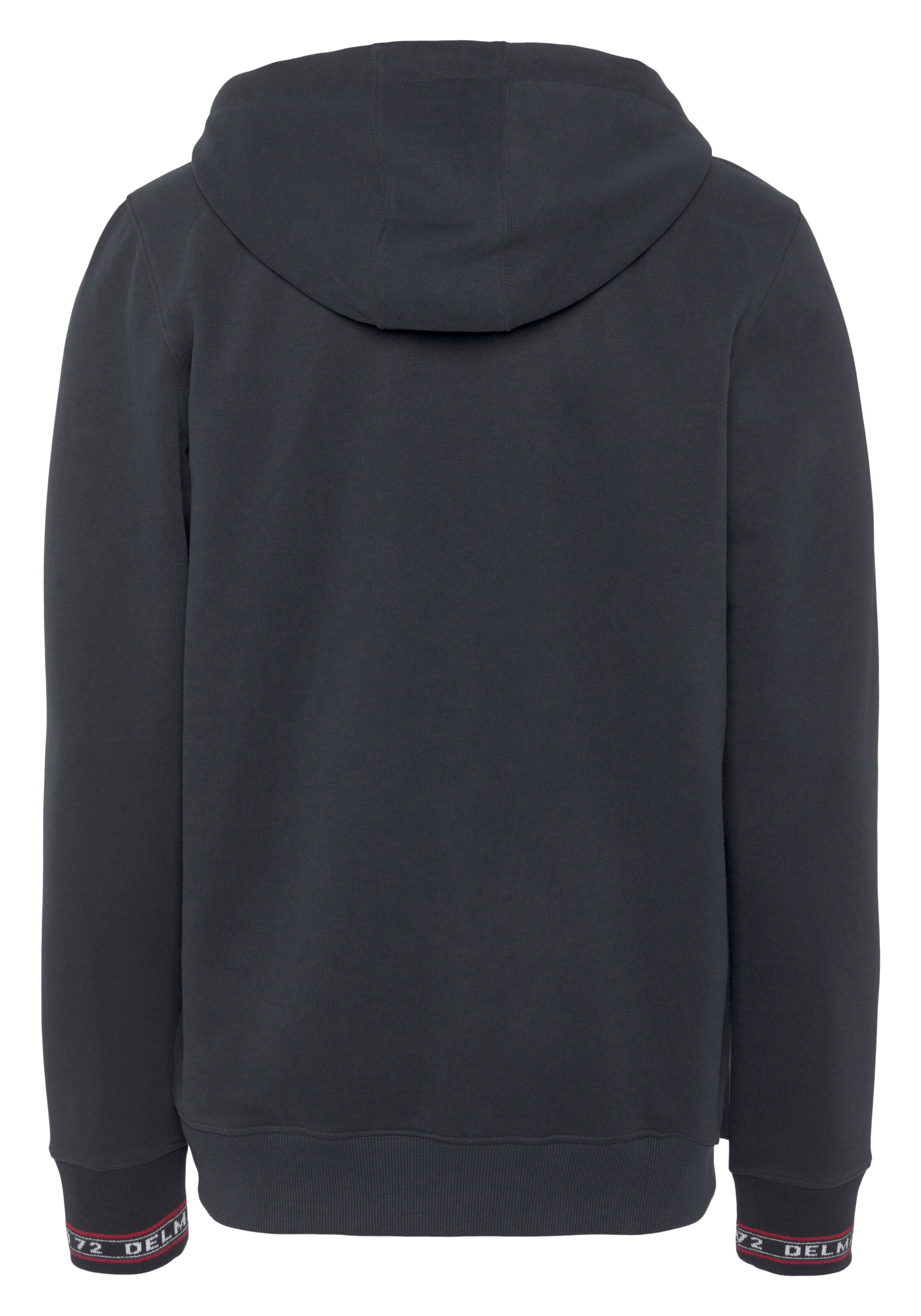 DELMAO Zip-Up Hoodie in Blue