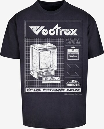 F4NT4STIC Shirt 'Vectrex 1982 Retro Gaming SEVENSQUARED' in Blue: front