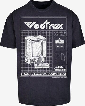 T-Shirt 'Vectrex 1982 Retro Gaming SEVENSQUARED' F4NT4STIC en bleu : devant