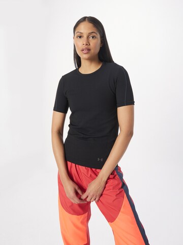 UNDER ARMOUR Functioneel shirt in Zwart: voorkant