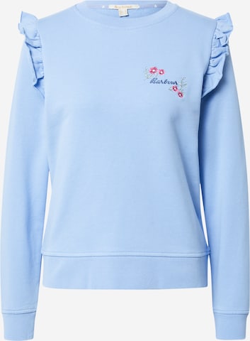 Barbour Sweatshirt 'Evergreen' in Blue: front