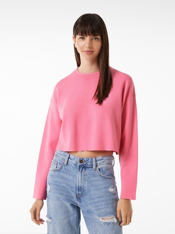 Bershka Pullover i pink: forside