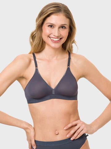 BeeDees Triangle Bra 'BH Microfun N' in Blue