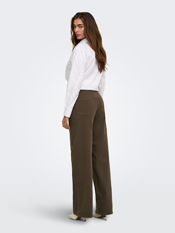 ONLY Wide Leg Jeans in Braun