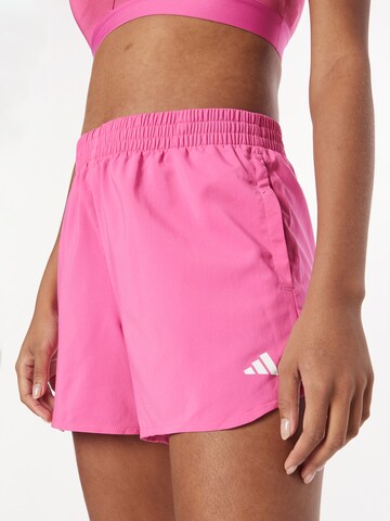 ADIDAS PERFORMANCE Regular Sports trousers 'Aeroready Minimal' in Pink