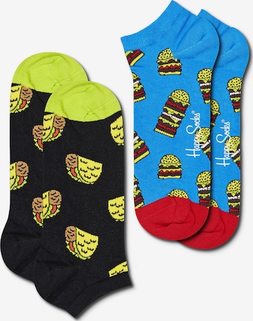 Happy Socks Enkelsokken in Blauw: voorkant
