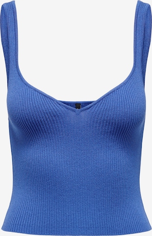 ONLY Knitted Top 'MIRI' in Blue: front