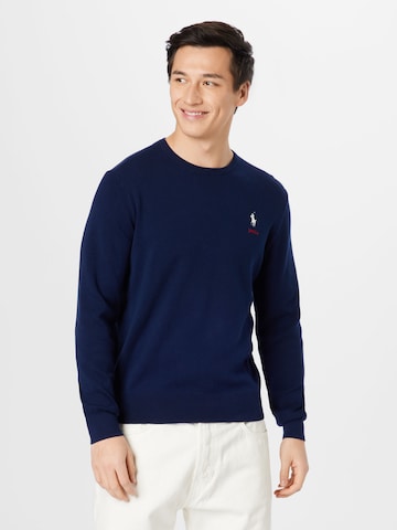 Polo Ralph Lauren Πουλόβερ σε μπλε: μπροστά