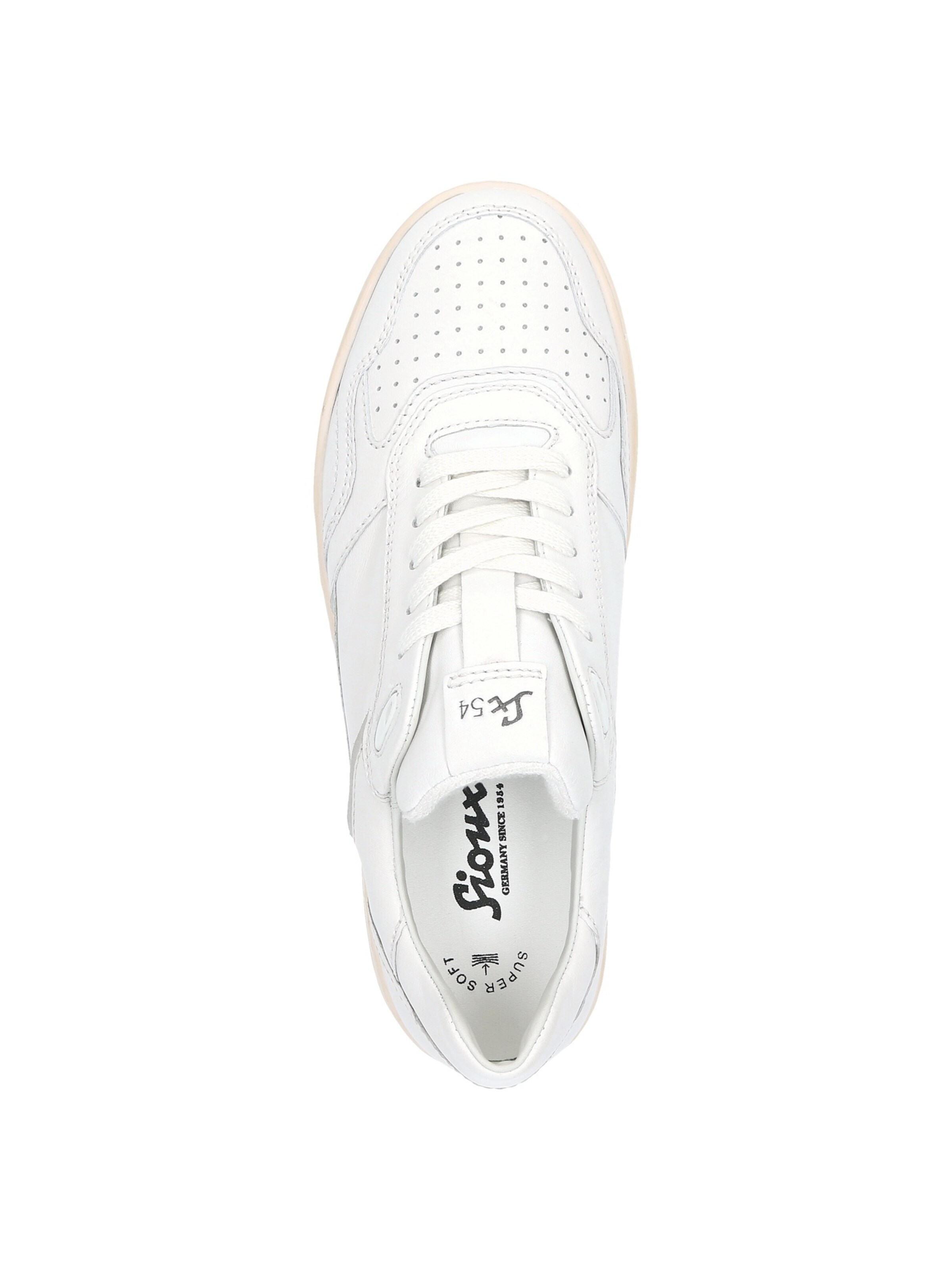 Baskets basses ' Tedroso-704 ' SIOUX en blanc