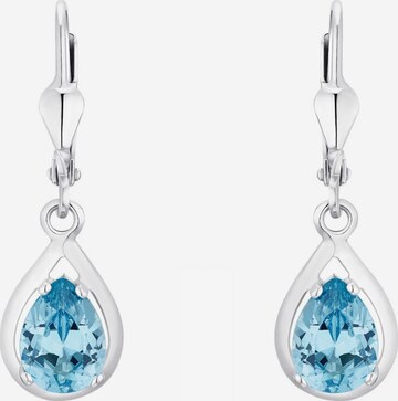 AMOR Earrings in Blue: front