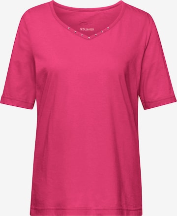 T-shirt Goldner en violet : devant