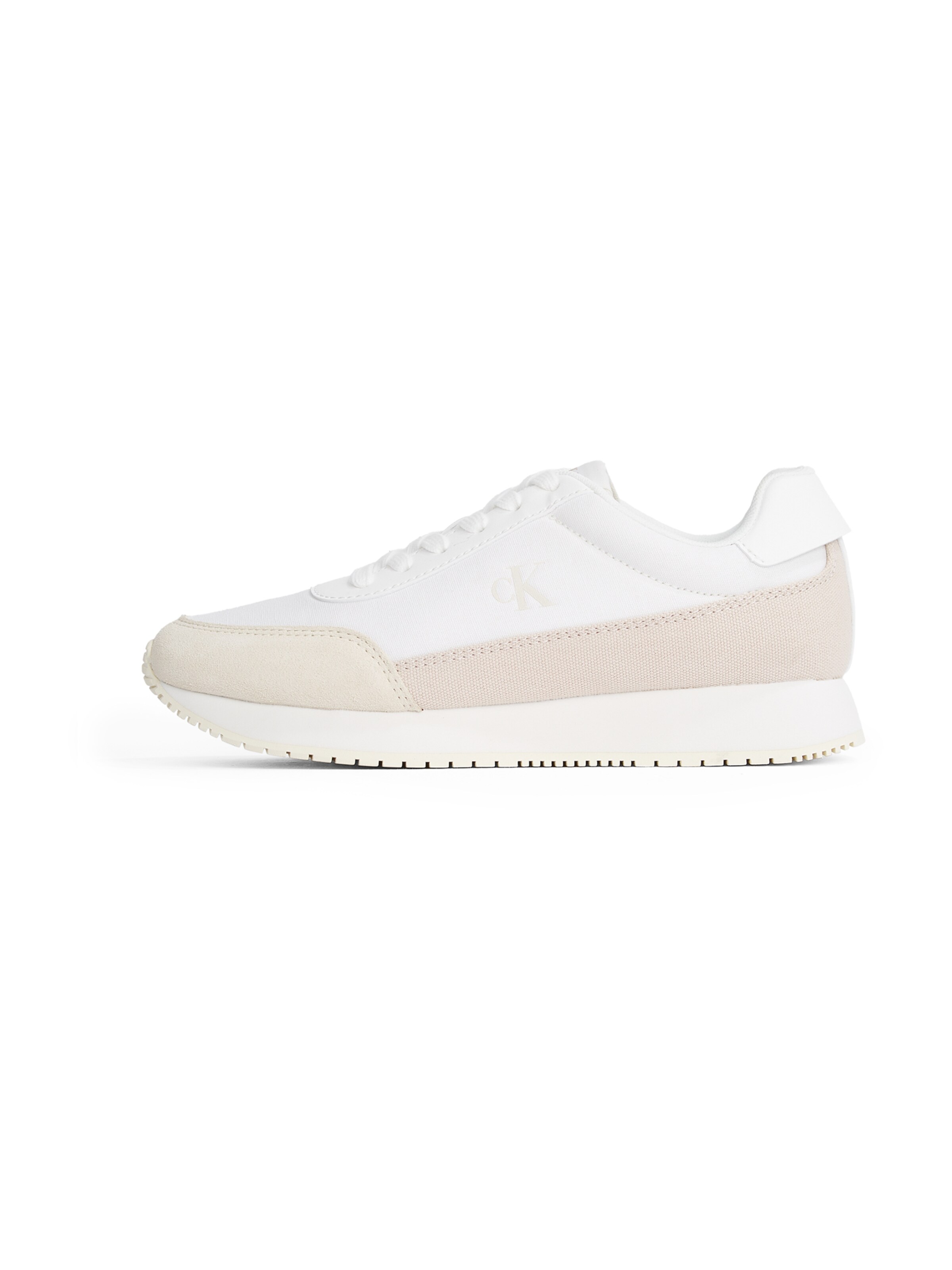Sneaker bassa di Calvin Klein in bianco: frontale