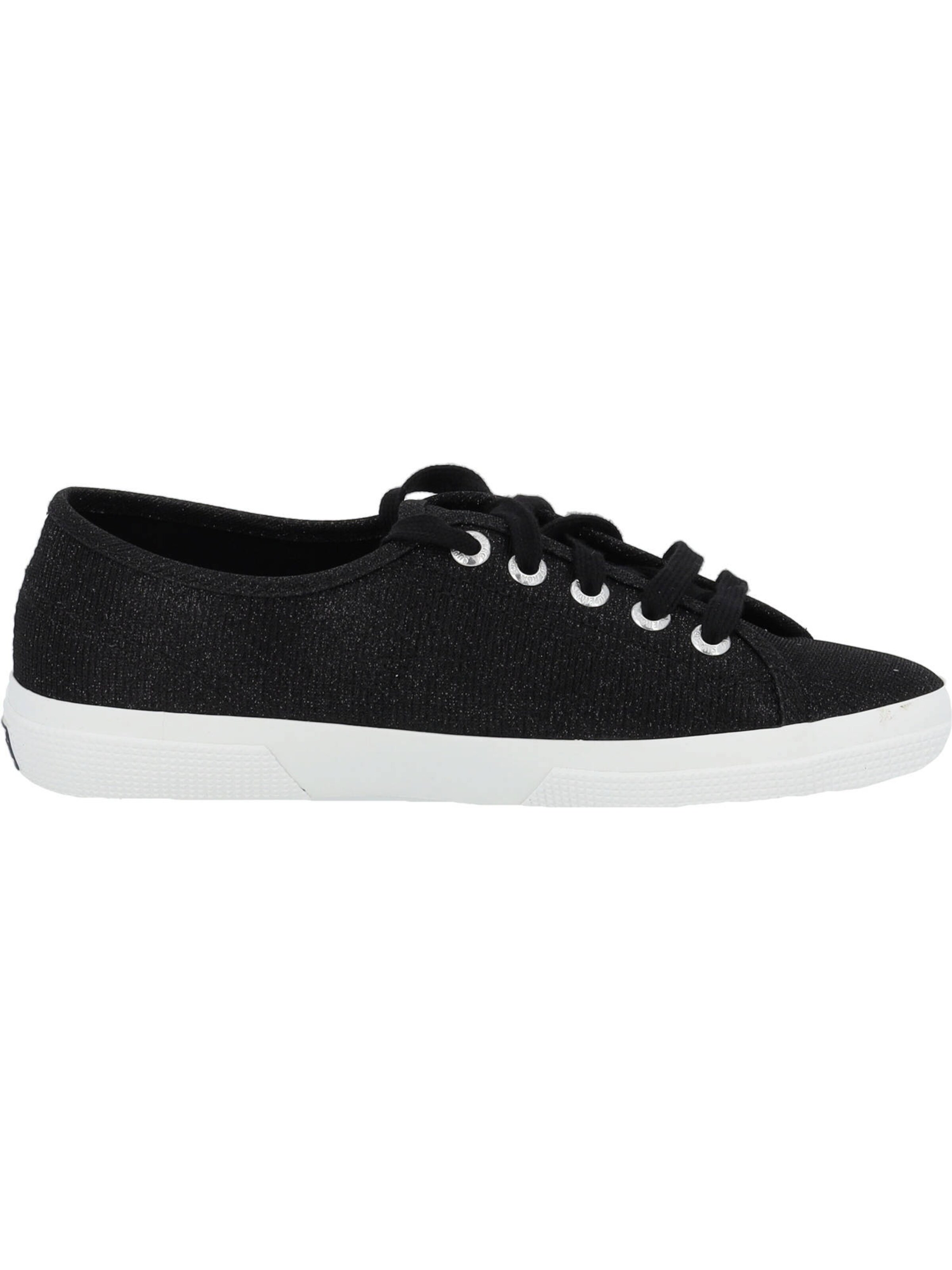 SUPERGA Sneakers 'Lame S4135ZW' in Black