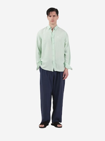 Giesto Regular fit Button Up Shirt in Green: front