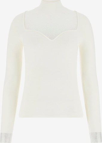 GUESS Pullover in Weiß: Vorderseite