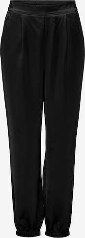 Tapered Pantaloni con pieghe 'Andrea' di ONLY in nero: frontale