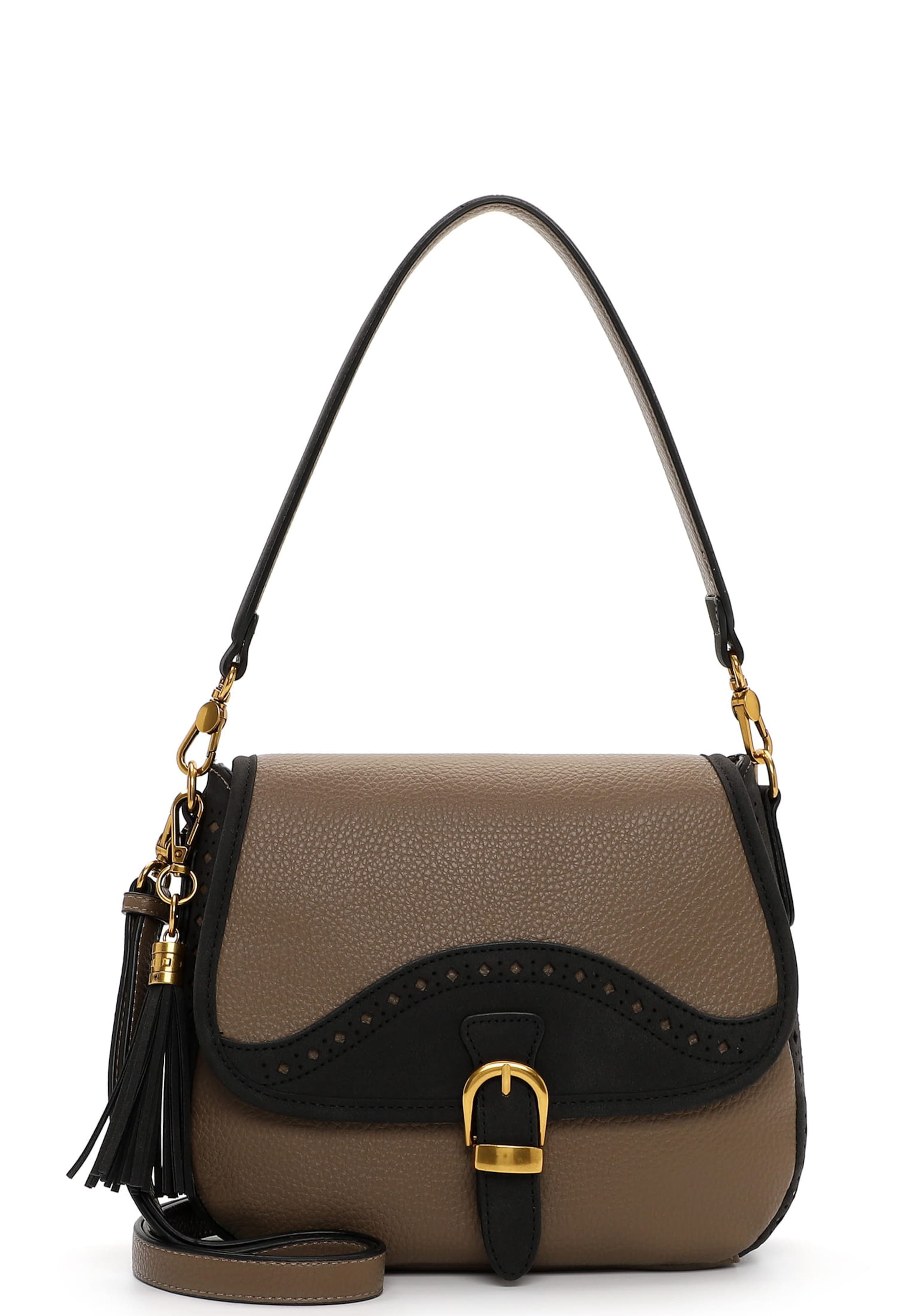 Tamaris Skuldertaske 'Gwenn' i brun: forside