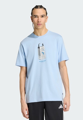 ADIDAS SPORTSWEAR Functioneel shirt 'Sketches Climbing' in Blauw: voorkant