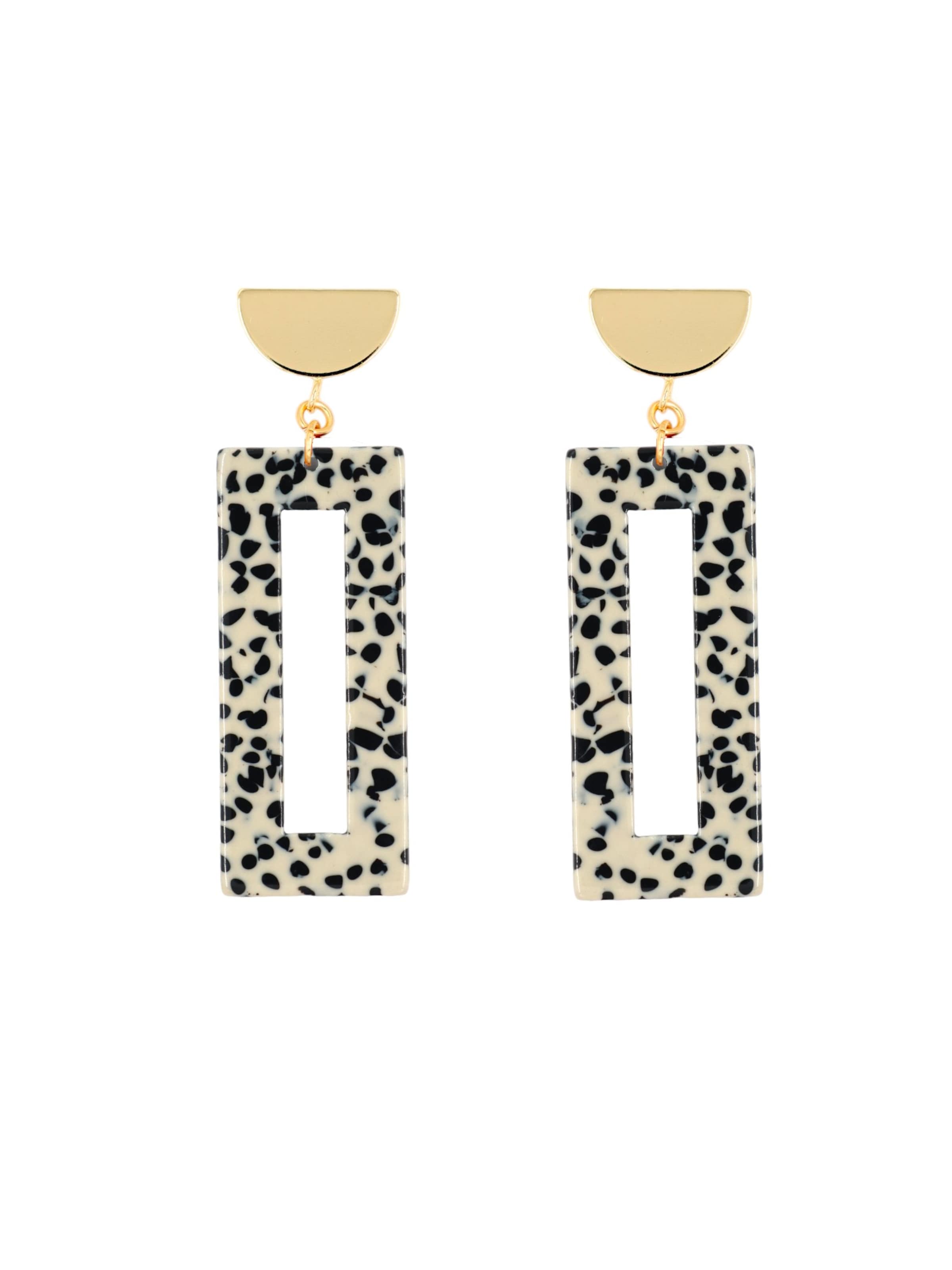 Boucles d'oreilles 'Akane' Fräulein Wunder en or : devant