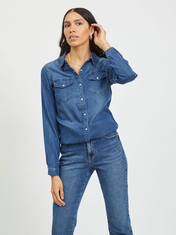 VILA - Blusa 'VIBista' en azul: frente