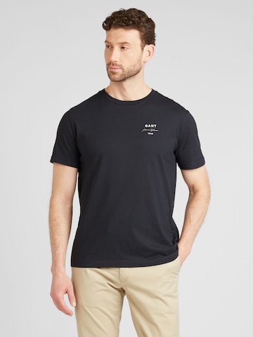 GANT Koszulka w kolorze czarny: przód