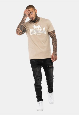 LONSDALE Shirt in Beige