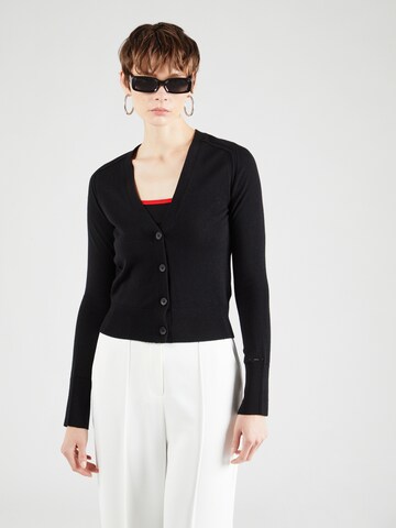 Calvin Klein Knit cardigan in Black: front