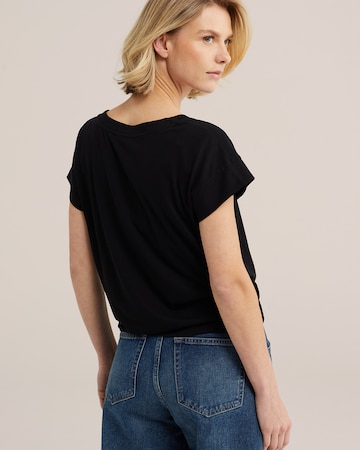 WE Fashion Тениска в черно