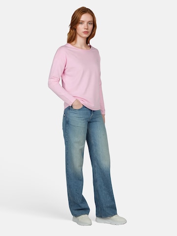 salzhaut Shirt 'UNNERWEGS' in Roze