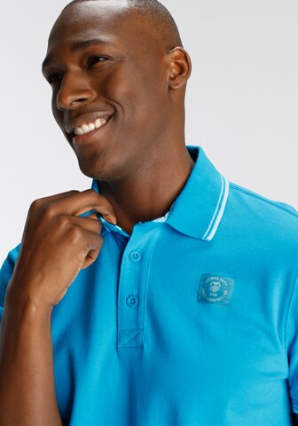 DELMAO Poloshirt in Blau