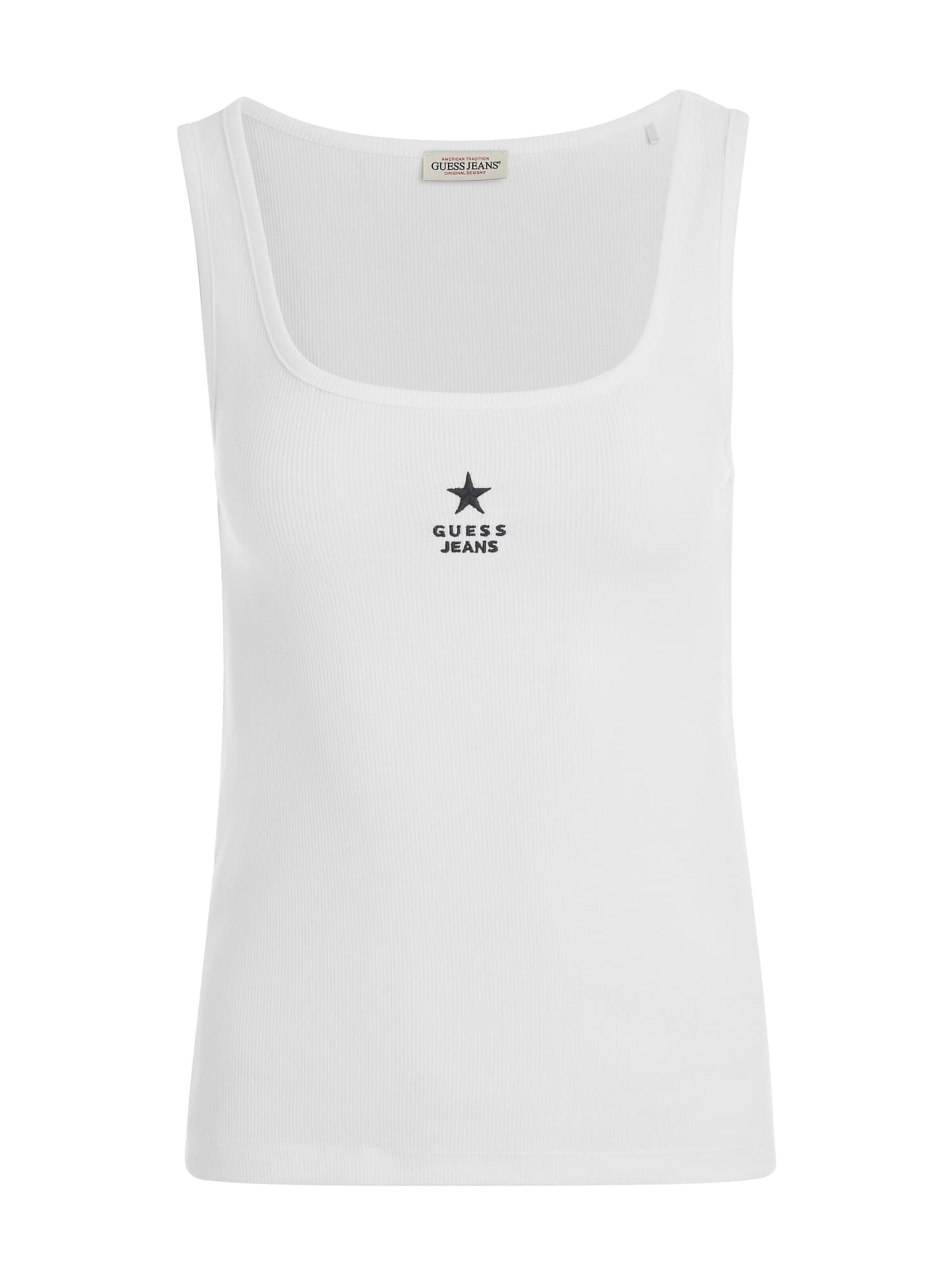 GUESS JEANS Top in Weiß: Vorderseite