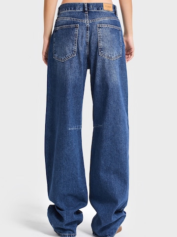IT'S BASIC Baggy Jeans 'LUNA Baggy Mid Rise Jeans (Lenght 30)' in Blue