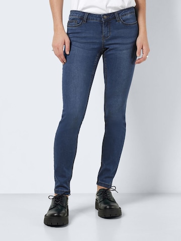 Noisy may Skinny Jeans 'Allie' in Blauw: voorkant