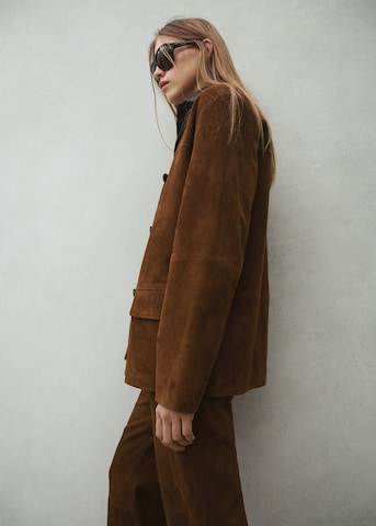 MANGO Between-Season Jacket in Brown