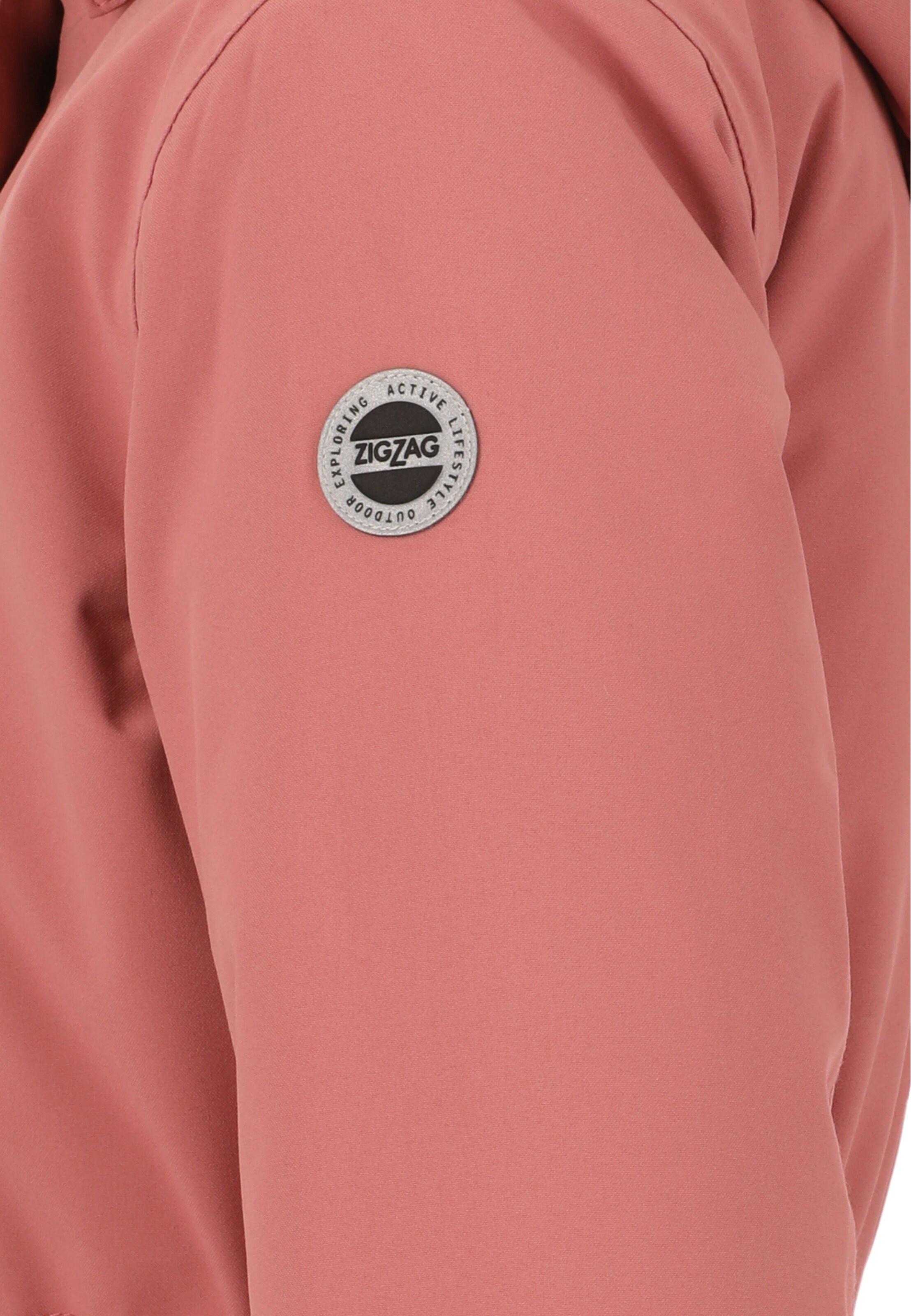 ZigZag Parka 'Rosalina' in Pink