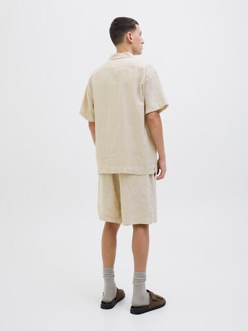 JACK & JONES Wide leg Chino 'JPSTBill JJLawrence' in Grijs