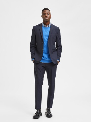 SELECTED HOMME Slim Fit Sakko 'Josh' in Blau