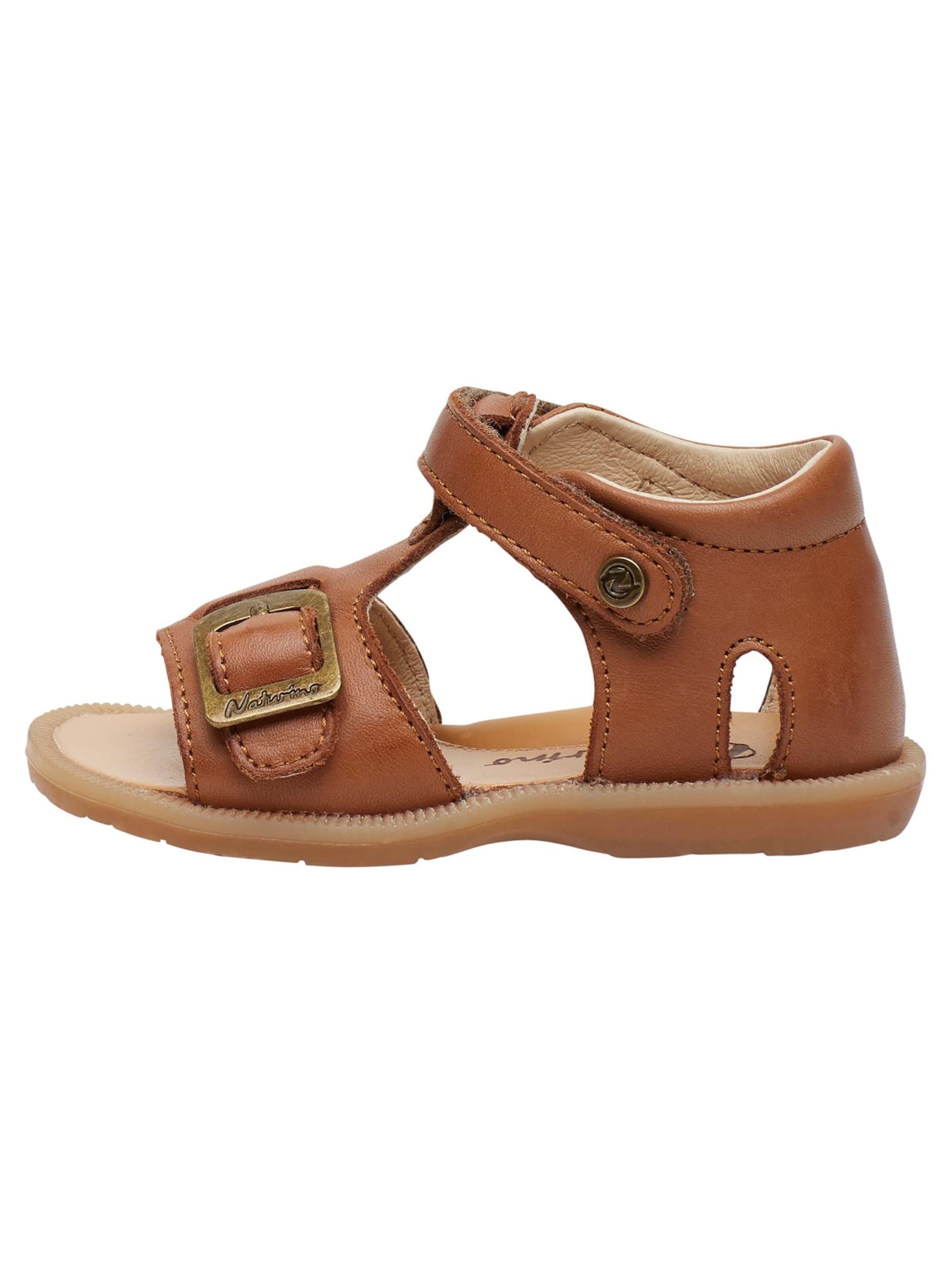 NATURINO Offene Schuhe 'QUARZO'‌‌ in Braun: Vorderseite