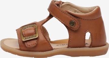 Chaussures ouvertes 'QUARZO' NATURINO en marron : devant