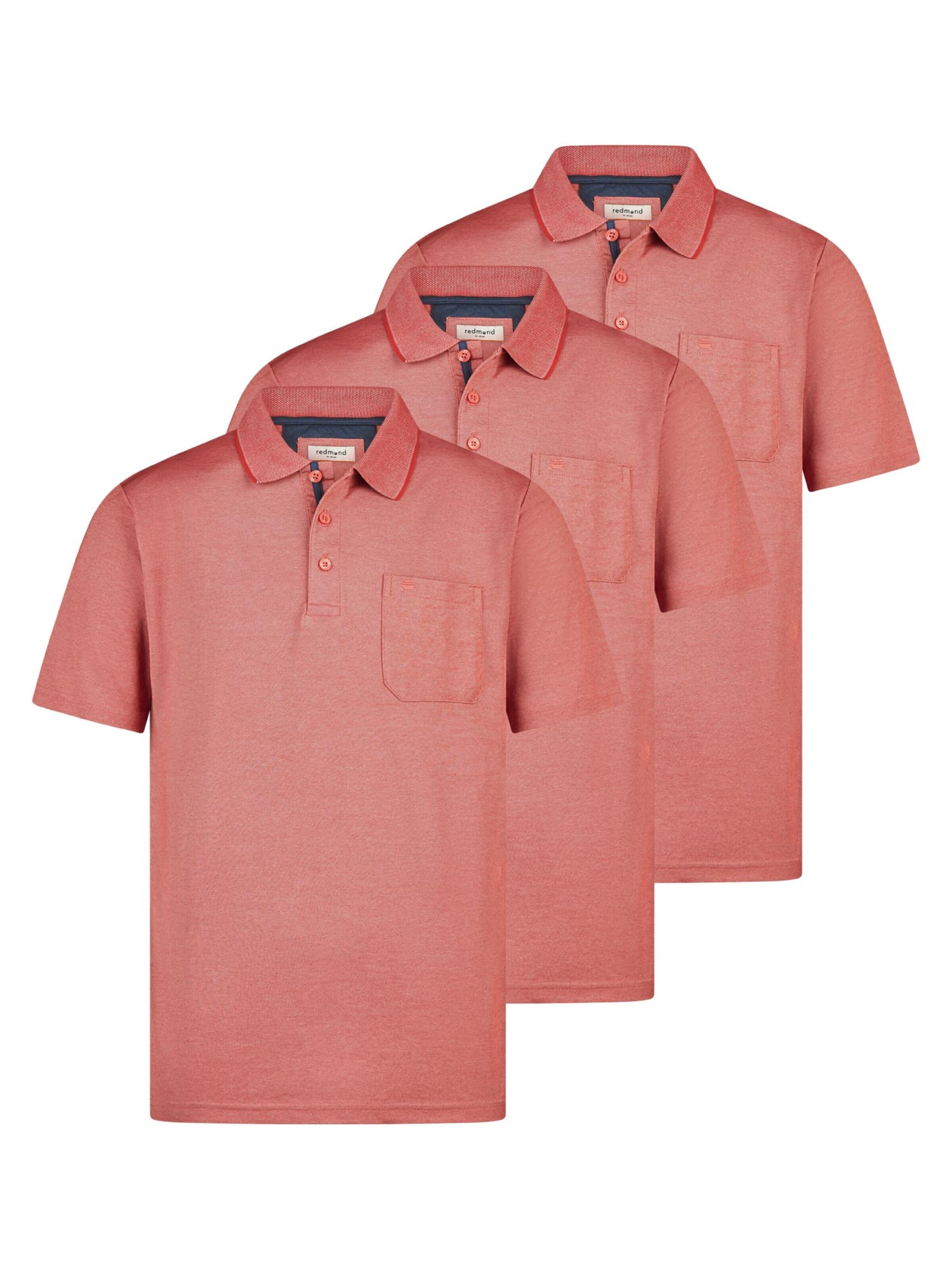 redmond Shirt 'Basic' in Red: front