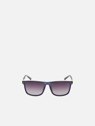 TIMBERLAND Zonnebril 'Timberland TB9312 Matte dark red 59/15/145 MAN Sunglasses' in Blauw: voorkant