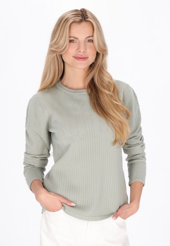 Pull-over Usha en vert : devant