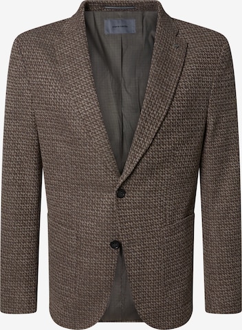 Coupe slim Veste de costume PIERRE CARDIN en marron : devant