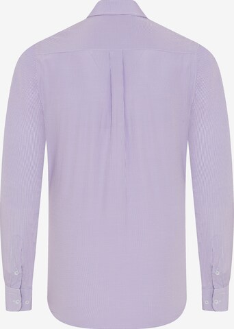 DENIM CULTURE Regular fit Button Up Shirt 'Igor' in Purple