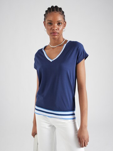 MORE & MORE - Camiseta en azul: frente