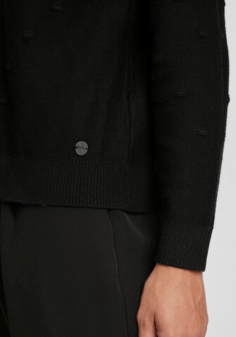 Oxmo Knit Cardigan 'Kalotta' in Black