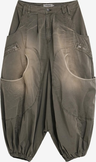 Desigual Harem hlače veličine XS u bež siva / kaki, Pregled proizvoda